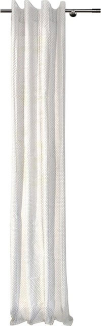 mydeco Schlaufenschal Dot Weiß, halbtransparent, B: 300 cm, H: 300 cm - Bild 1