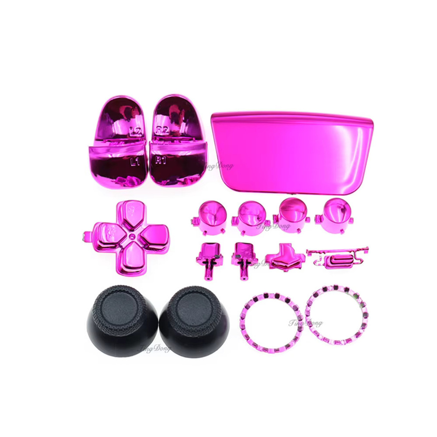 TingDong Ersatzteil-Set für PS5 V1 1,0 BDM-010 Controller mit Tasten, Joysticks und Triggern in Grün - Bild 3