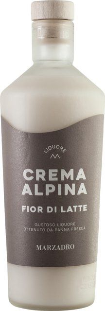 Distilleria Marzadro Crema Alpina Fior di Latte Sahnelikör, Italien, 0,7 l, 17% Vol. - Bild 1