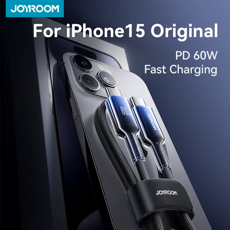 JOYROOM USB-C auf USB-C Kabel 60 W PD Schnellladekabel in Schwarz - Bild 4