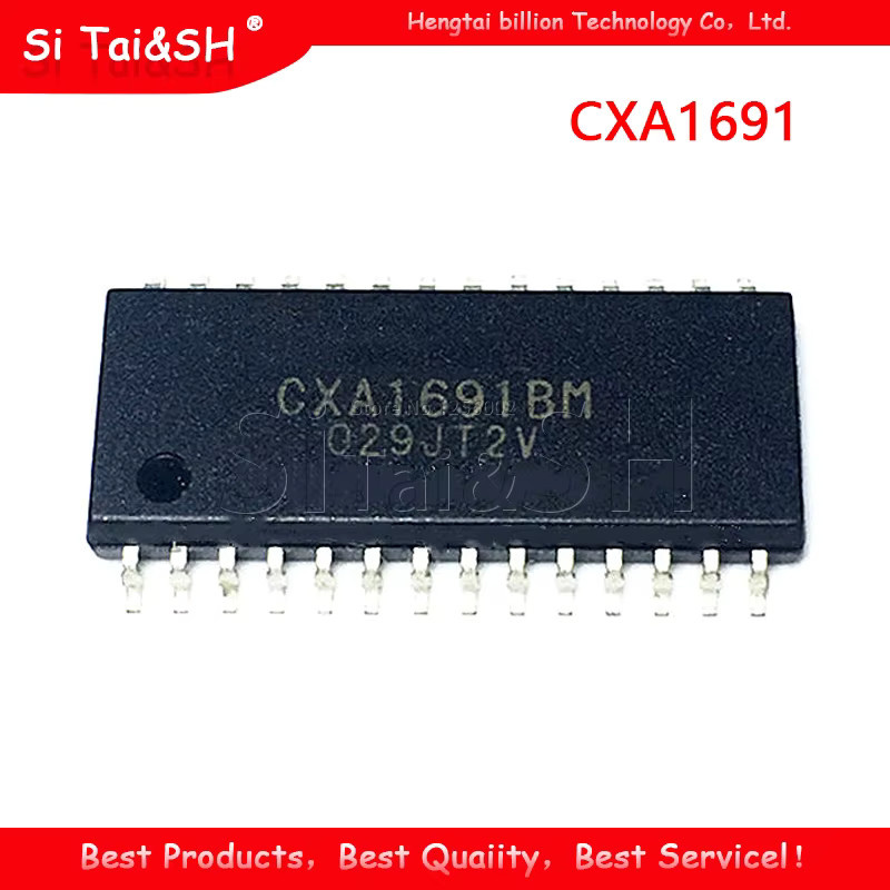 Si Tai&SH CXA1691 CXA1691BM CXA1691M CXA1691AM SOP-28 IC-Bausteine in Schwarz, 2er-Set - Bild 2