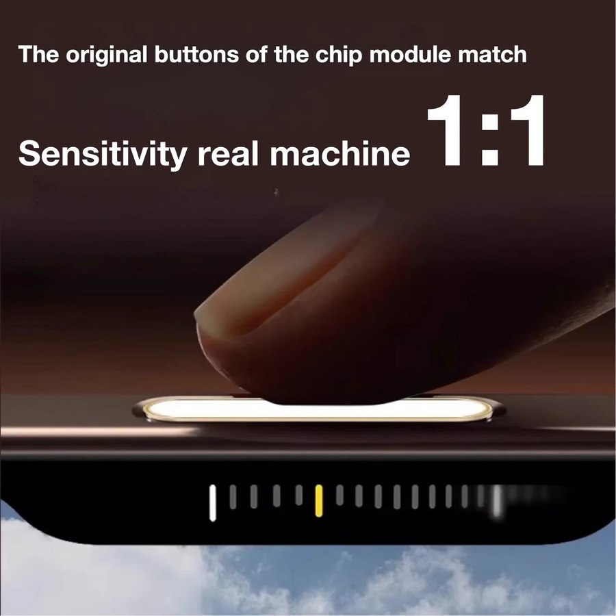 Apple Kamera Shortcut Schutz Aufkleber für iPhone 16 Pro Max, iPhone 17 Pro Max und iPhone 16 Plus in Gold - Bild 4