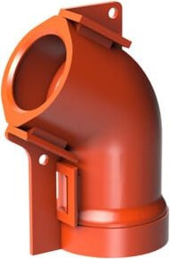 Primo Wand- und Deckenkrümmer 30 Grad M20/M25 P419 in Orange - Bild 1