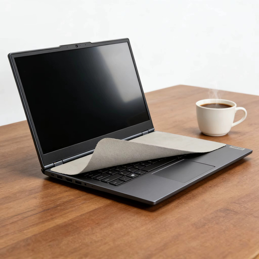 Lenovo Legion Mikrofaser-Abdecktuch in Grau für ultradünne Laptop-Tastaturen - Bild 3
