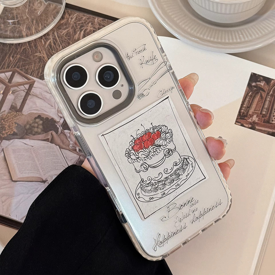 Transparente MUQGEW Handyhülle mit Graffiti-Muster für iPhone 12 bis iPhone 16 Pro Max, stoßfeste Schutzhülle - Bild 3