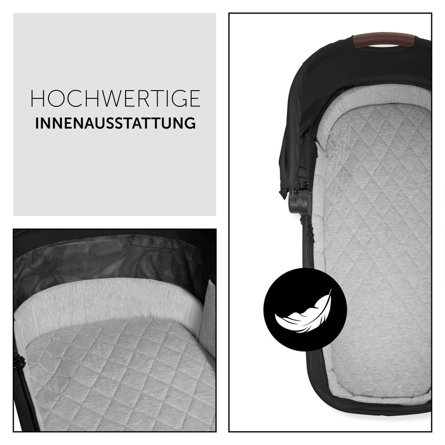 Hauck Faltbare Babywanne Carrycot für Walk N Care Kinderwagen in Black - Bild 7