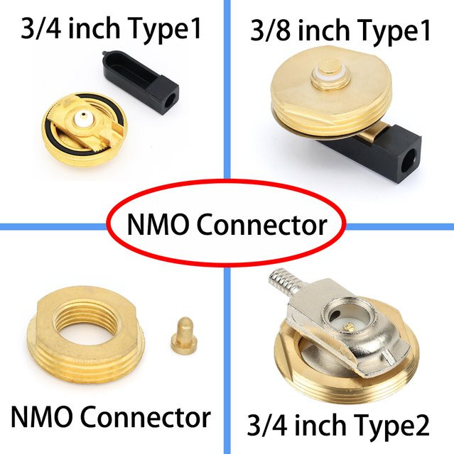 Yinitone Professionelles NMO-Antennenmontage-Reparaturset für 3/4 Zoll und 3/8 Zoll Loch, vergoldet, inklusive Crimp- und Lötmittel für RG58-Kabel - Bild 1