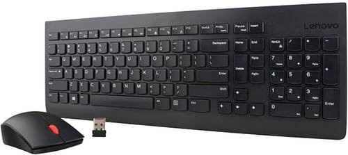 Lenovo Essential Mechanische USB-A Tastatur und Maus-Set Schwarz QWERTZ Deutsch - Bild 1