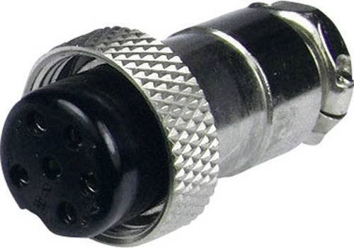 Cliff FC684214 Miniatur-DIN-Rundsteckverbinder Buchse, gerade, 4 Polzahl, Silber - Bild 1