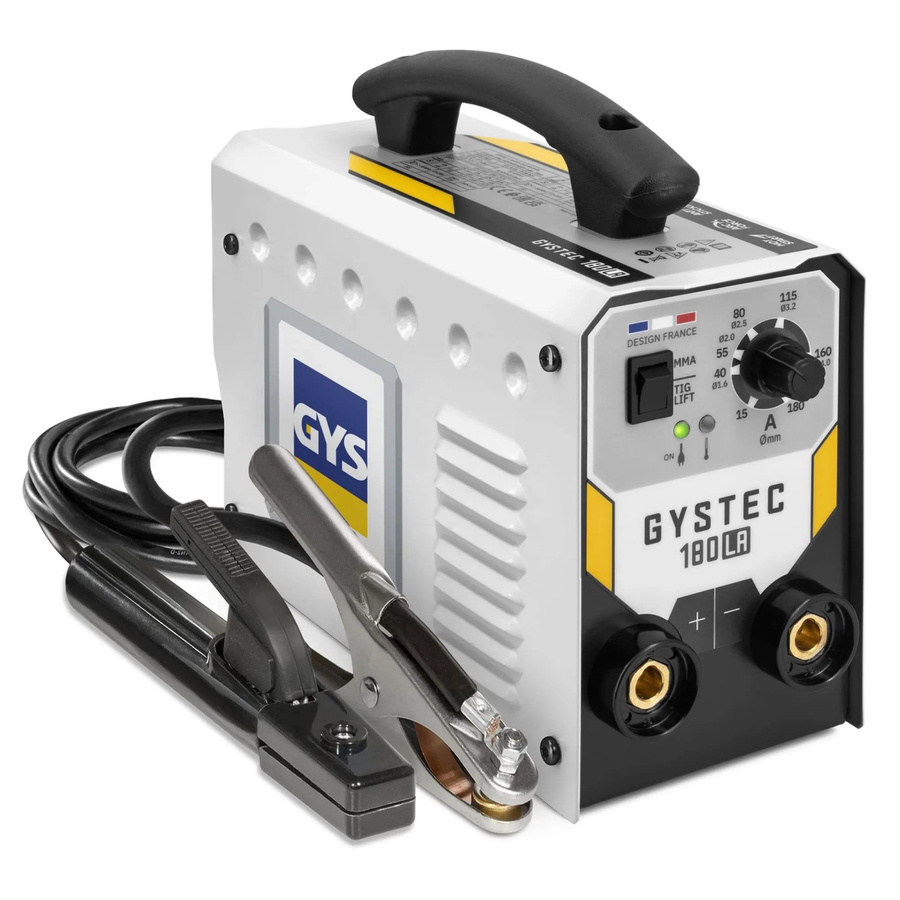GYS Inverter-Schweißgerät-Set GYSTEC 180 LA mit Techno 11 MMA in Weiß und Grau - Bild 2
