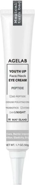 AGELAB Jugend-Up Gesichts-, Hals- und Augencreme, 50 g, Kollagen, Peptide, Hyaluronsäure - Bild 1