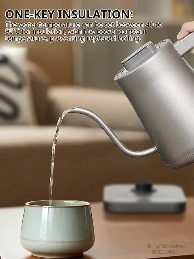 Giant Whale Titan Smart Wasserkocher mit 1000 ml Volumen, 1350 W Leistung, temperaturverstellbar und Smart Home Integration - Bild 2