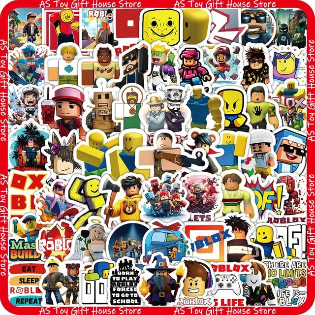 Roblox Aufkleber, 100 Stück, Cartoon-Spiel Wasserdichte Vinyl-Sticker - Bild 1