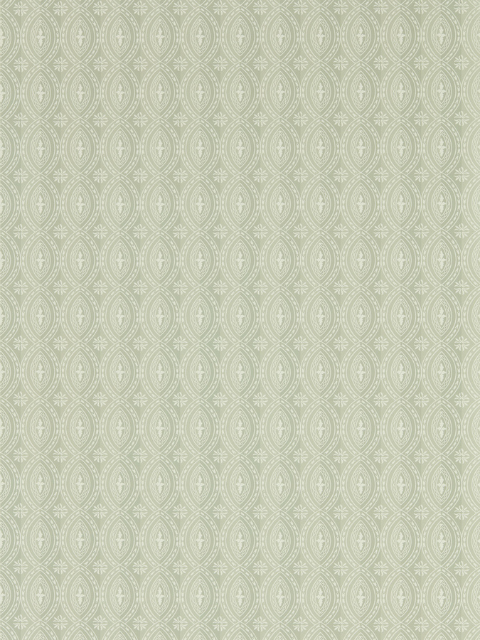 Zoffany Tapete Semper Ice Floes in Grün mit abstraktem Design als Vlies-Tapete - Bild 1