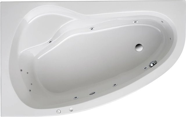 Ottofond Whirlpool Loredana Mod. B Komfort in Weiß, B/T: 175 x 110 cm - Bild 1