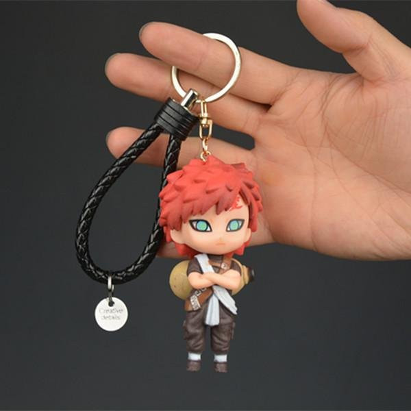 Naruto Anime Figur Schlüsselanhänger, PVC Anhänger, brown - Bild 1