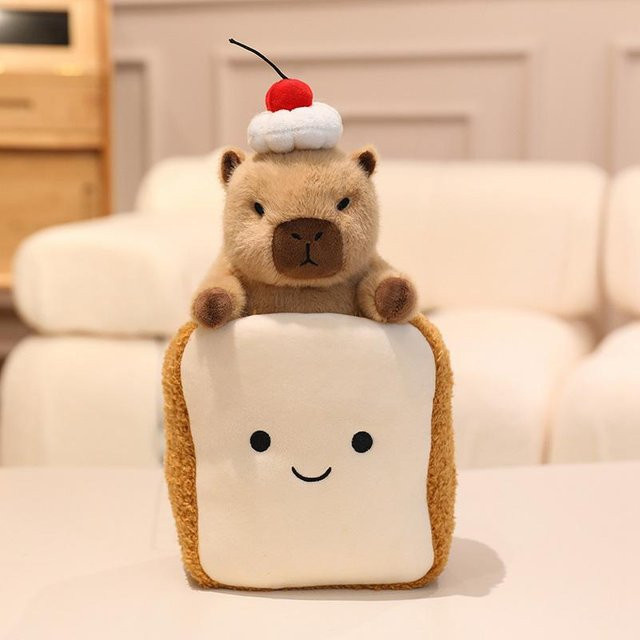 Capybara im Cupcake Plüschtier, Lebensmittel Plüschtiere, ab 3 Jahre - Bild 1