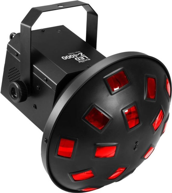 Eurolite Z-4000 DMX LED-Effektstrahler in Schwarz mit 8 RGB LEDs und Fernbedienung - Bild 2