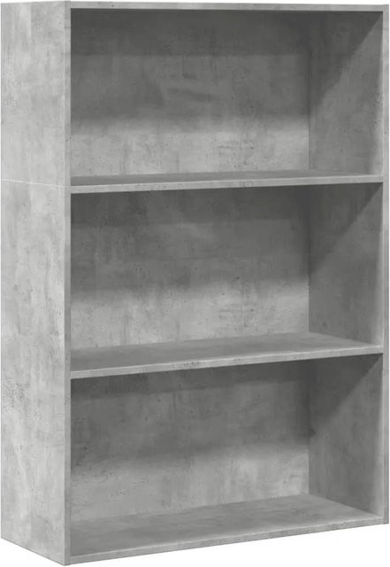 vidaXL Bücherregal aus Holzwerkstoff in Betongrau, B/T/H: 80 x 30 x 114 cm - Bild 1