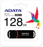 ADATA UV150 USB-Stick 128 GB USB-A in Schwarz oder Rot - Bild 1