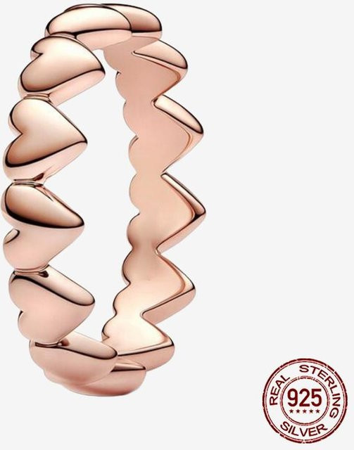 Ring 925 Silber, Schmetterling, Herz, Damen - Bild 1