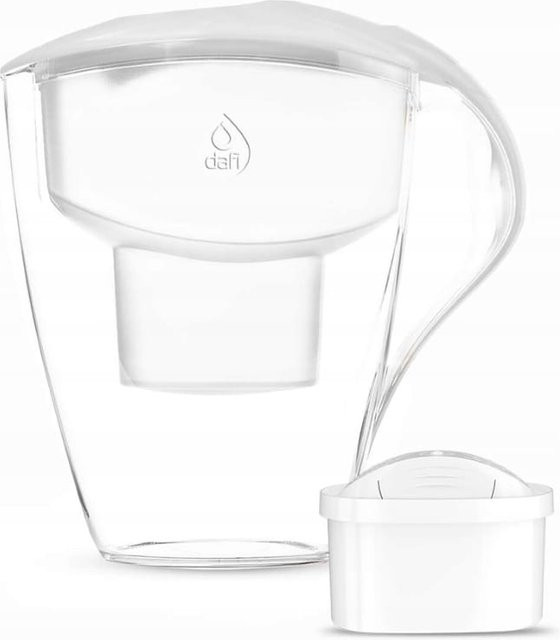 Dafi Wasserfilterkanne mit LED-Indikator und Filter, transparent, 3 l - Bild 1