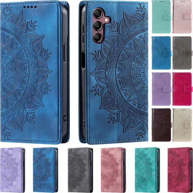 Leder-Brieftasche Magnetische Schutzhülle für Samsung Galaxy A05s A04s A03s A15 A35 A55 - Bild 1