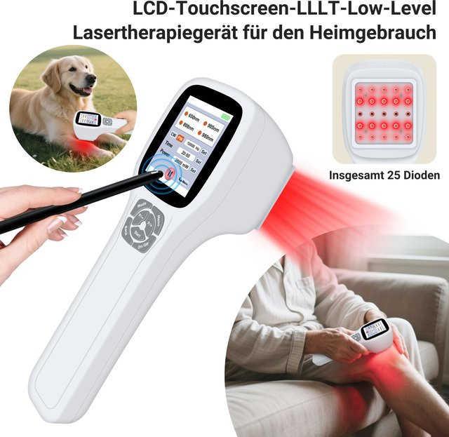 ZJKC Rotlicht-Kaltlasertherapiegerät, Unisex, Weiß - Bild 1