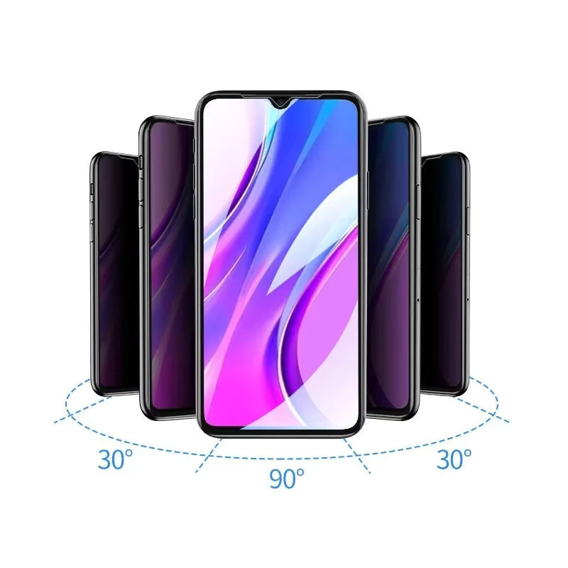 TCL Anti-Spy Blendschutz Gehärtetes Glas Privatsphäre-Schutzfolie für TCL 60 605 60R SE XE NXTPAPER 5G - Bild 3