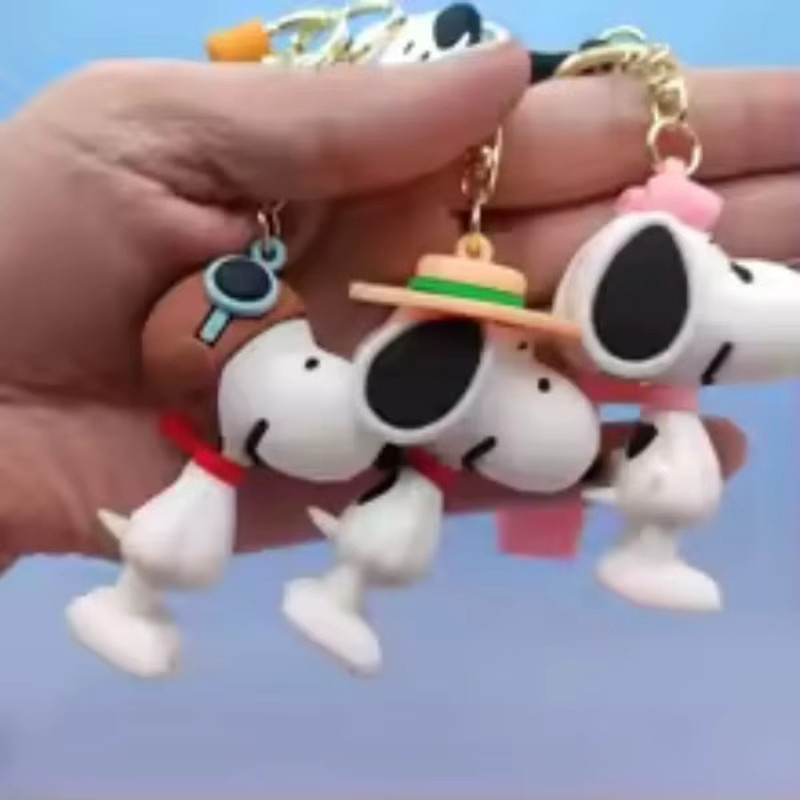 Bandai Snoopy süße Puppe Schlüsselanhänger, Silikon, Unisex - Bild 3
