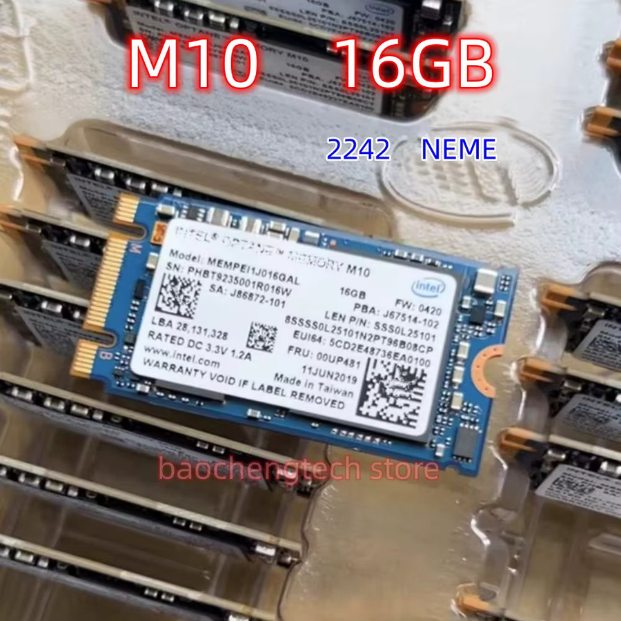 Intel M10 NVMe M.2 SSD 16 GB mit 2280 und 2242 Formfaktor für Laptops - Bild 3