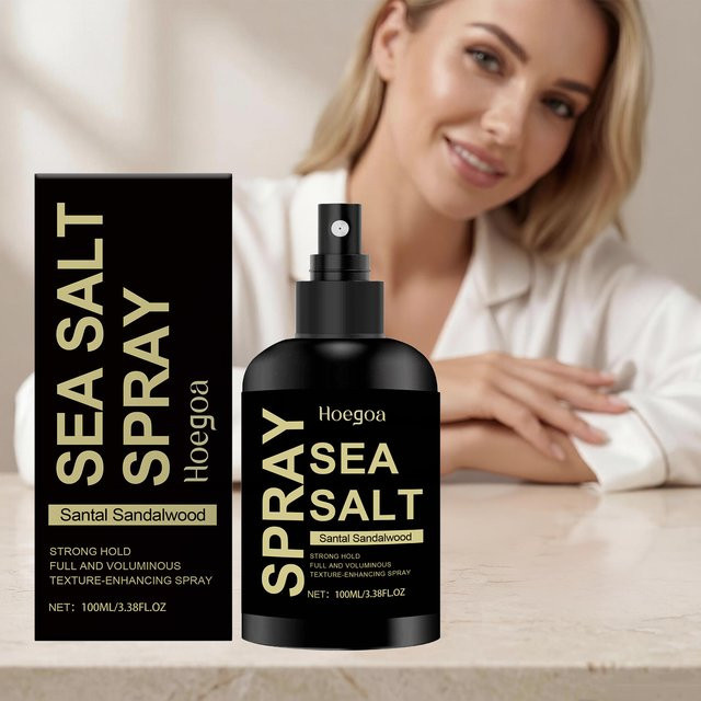 HOEGOA Meersalz Texturierendes Spray, 100 ml, Unisex, für lockiges Haar - Bild 1