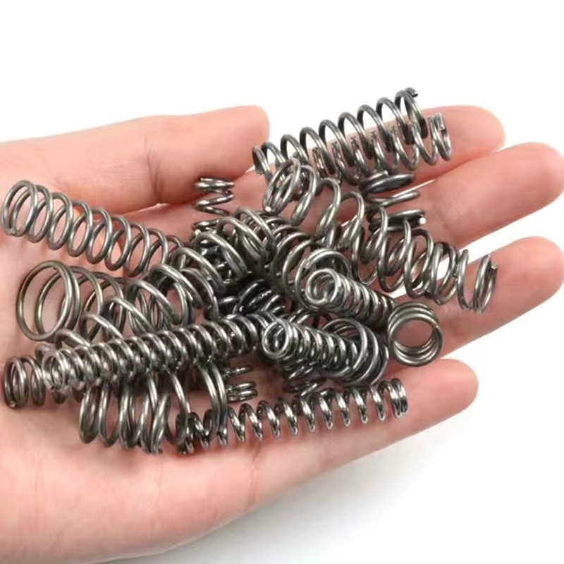5 Stück Kompressionszylindrische Schraubenfedern in Silber mit 1,0 mm Drahtdurchmesser - Bild 3