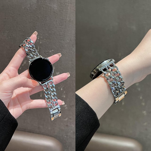 Uhrenarmband Edelstahl, Silber, 22 mm, Unisex - Bild 1