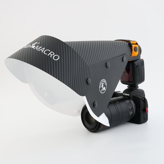 Universeller Blitz-Diffusor Softbox Speedlight-Reflektor Snoot in Schwarz als Kamera-Zubehör für Makroaufnahmen in der Größe Klein - Bild 1