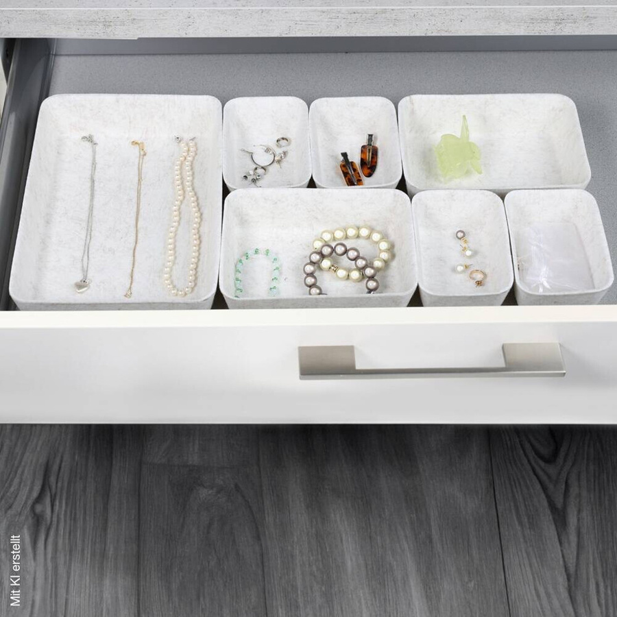 Kesper Schale weiß aus Polyester B/H/L: 20 x 5 x 28,5 cm - Bild 2