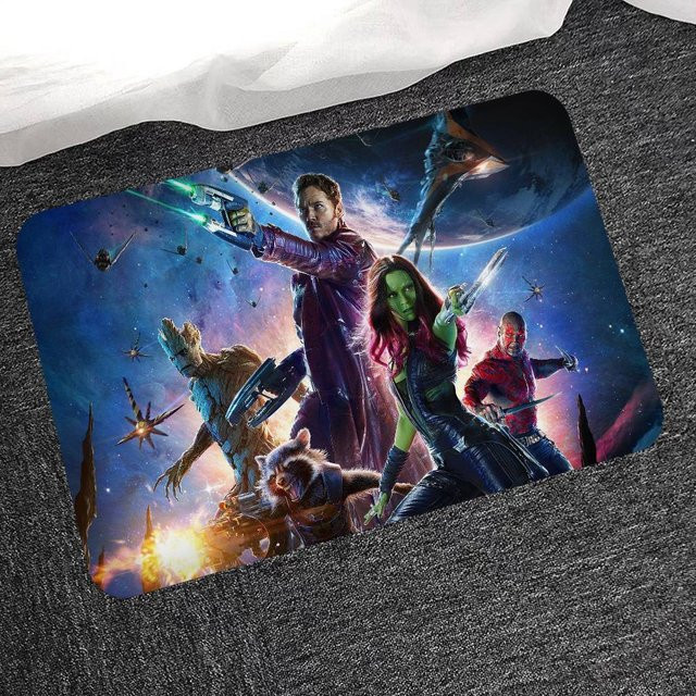 Miniso Guardians Of The Galaxy Fußmatte, rutschfest und waschbar, B/B: 40 x 60 cm, mehrfarbig - Bild 1