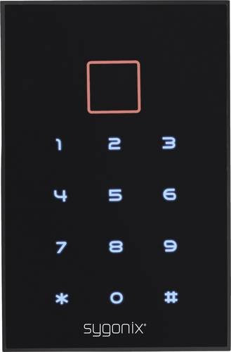 Sygonix SY-3435062 Codeschloss für die Oberflächenmontage in Schwarz mit beleuchteter Touchscreen-Tastatur, 12 V/DC, IP66 Schutzklasse - Bild 1