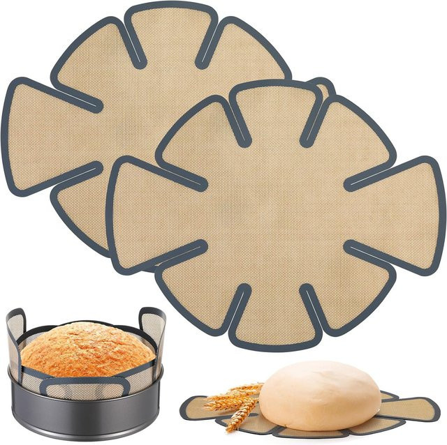 DUTRIEUX Silikon-Brotschutzmatte, antihaftbeschichtete Teigunterlage, lebensmittelecht und rutschfest, Schwarz oder Beige, B: 46 cm, T: 36 cm - Bild 1