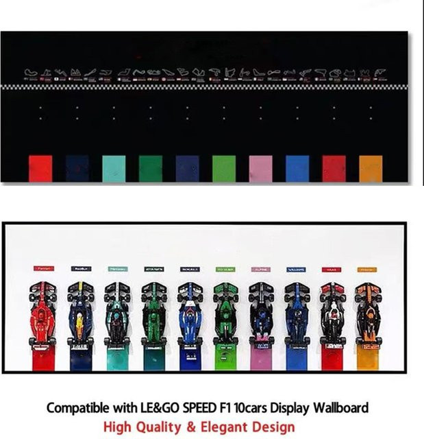 LEGO Speed Ultimate Formula 1, Display-Wallplatte, Zubehör - Bild 1