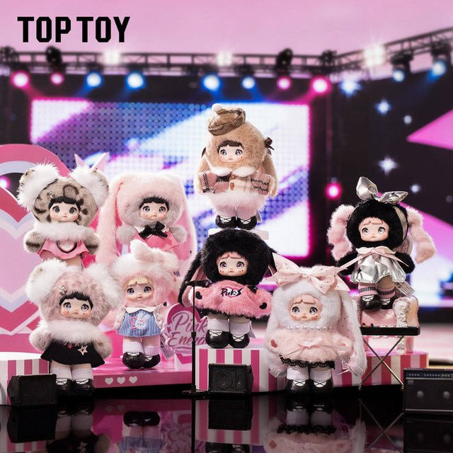 Toptoy Bunny Vinyl-Plüschpuppe Pink Energy Yommi, Einzelfigur, ab 14 Jahren - Bild 1