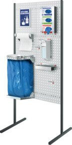 Kappes RasterPlan Trennwand Einzelfeld in Grau RAL 7035, B: 100,0 cm, H: 150,0 cm - Bild 1
