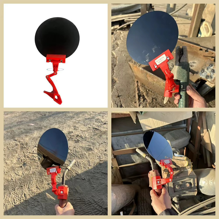 Clip-On Universal Runde Schattierung Abdeckung als Schweißerschutzschild in Schwarz mit Durchmesser: 32,0 cm und Tiefe: 16,0 cm - Bild 3
