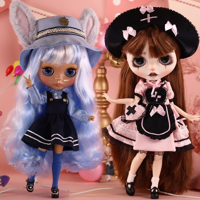 ICY DBS Bunny Hop Gothic Krankenschwester Kleidung, Cosplay Kleid Anzug, Zubehör - Bild 1