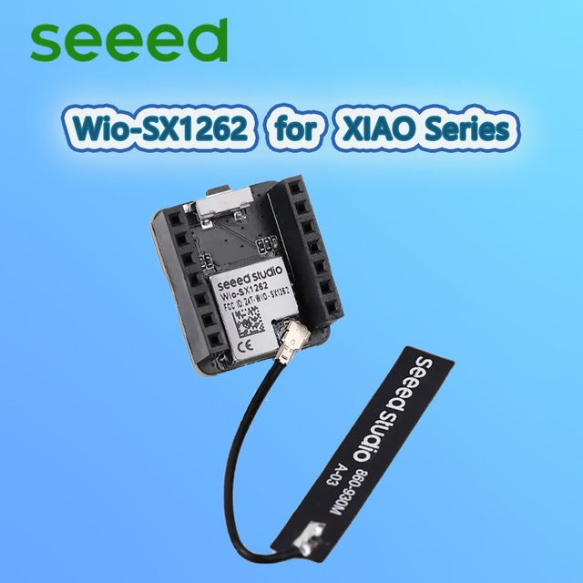 Seeed Wio-SX1262 LoRa-Modul für XIAO-Serie (XIAO NRF52840/XIAO ESP32S3) mit Semtech SX1262-Chip, 862-930MHz, Schwarz - Bild 1