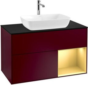 V&B Waschtischunterschrank Finion 100 in lackierter Ausführung, B/T/H: 100 x 50,1 x 50,1 cm - Bild 1
