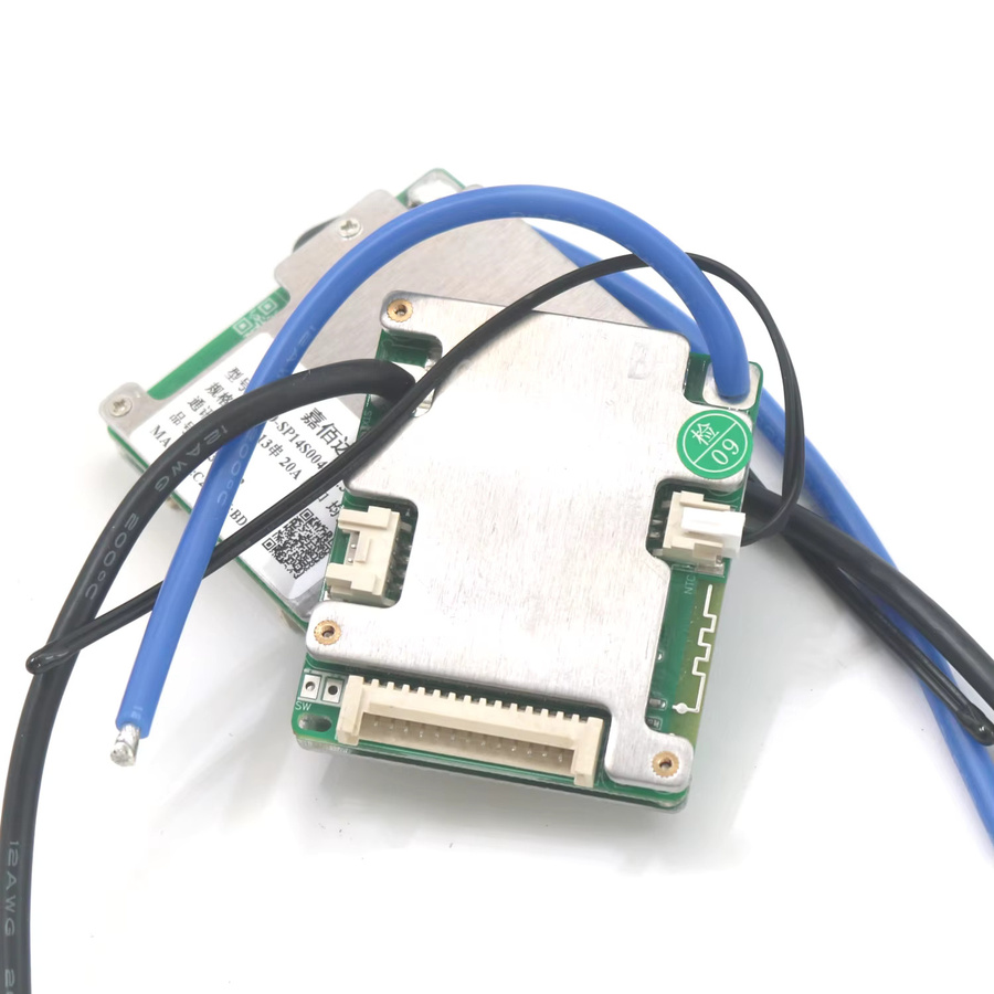 JBD Smart BMS Lithium-Batterie-Schutzplatine mit Bluetooth für 7S bis 14S Li-Ion Lipo und LiFePO4, 30A, kompatibel mit 24V 36V 48V 52V - Bild 2