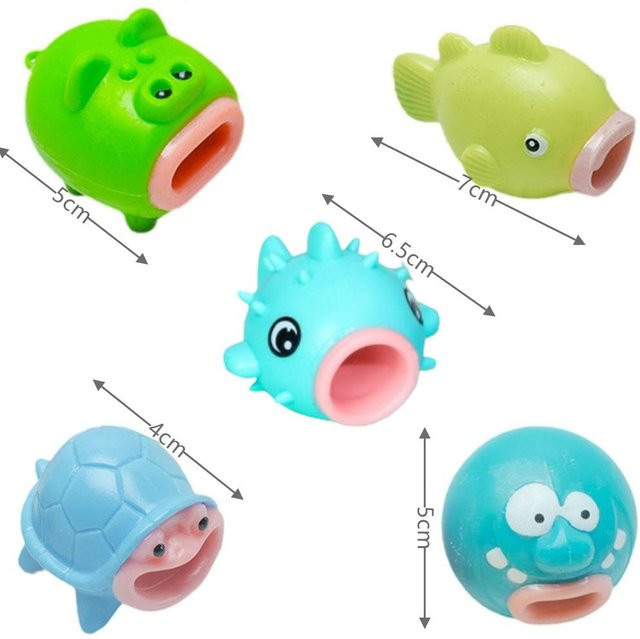 BC Pet Supplies Knet-Stressabbau-Spielzeug, Zunge herausstreckendes Tier, Cartoon Puppe - Bild 1