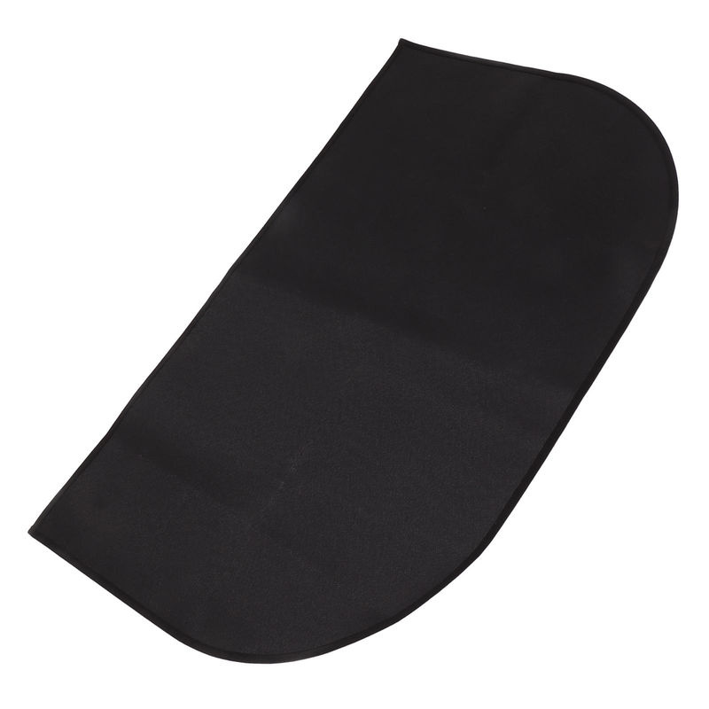 Meterk Halbrunder Glasfaser Teppich Feuerfest und Rutschfest, Farbe: Schwarz, B x T: 80 x 50 cm - Bild 7