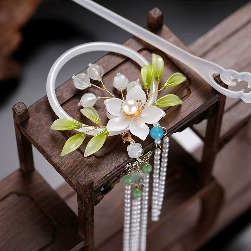 KINKINS Haar-Sticks Blume Quaste, Damen - Bild 2